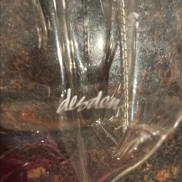 Clear Tote Bag with orange Clemson Tiger Paw Print and Gold Chain - Picture 2 of 9